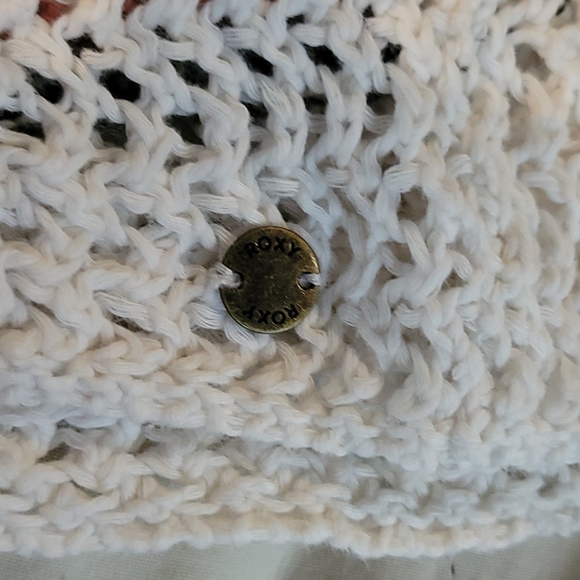 Roxy Crochet cotton tank sweater top - Picture 2 of 6